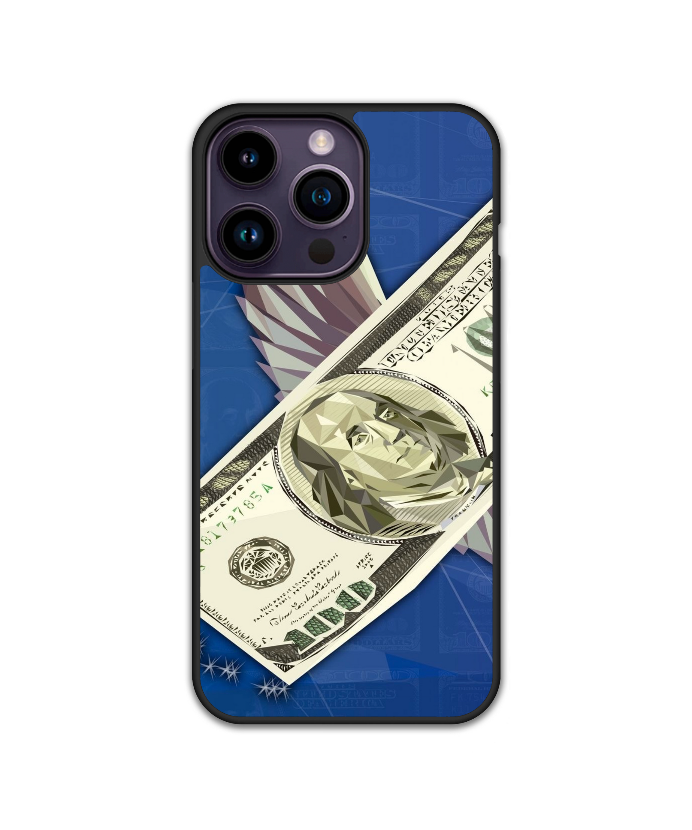 Силиконов Art Кейс - Flying Money