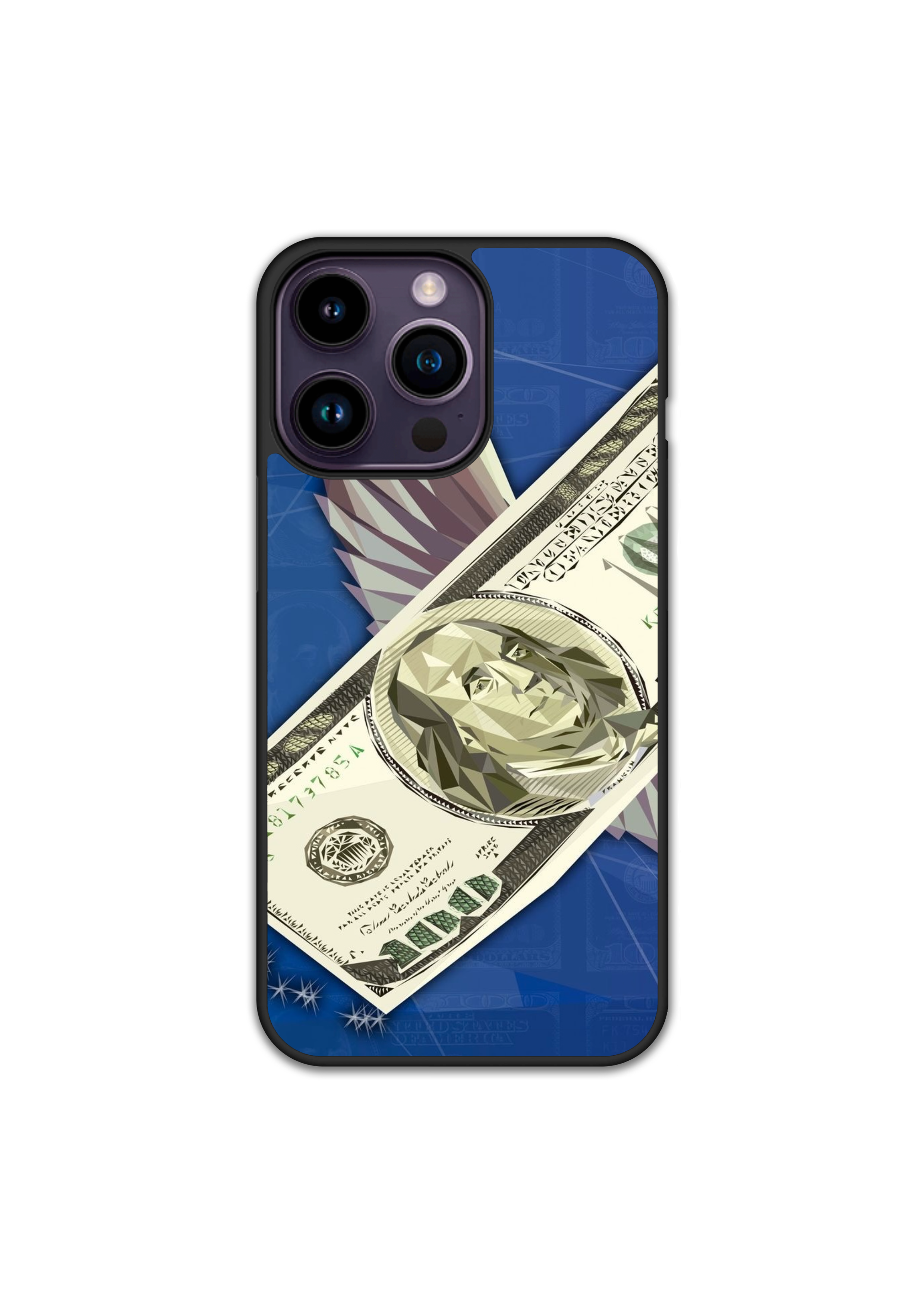 Силиконов Art Кейс - Flying Money