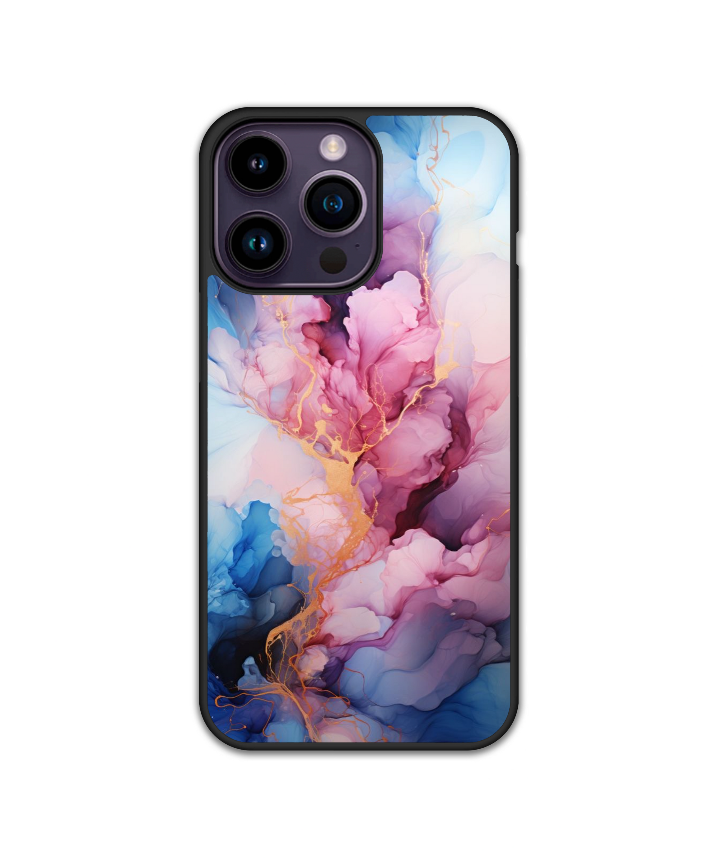 Силиконов Premium Marble Кейс - Flower World