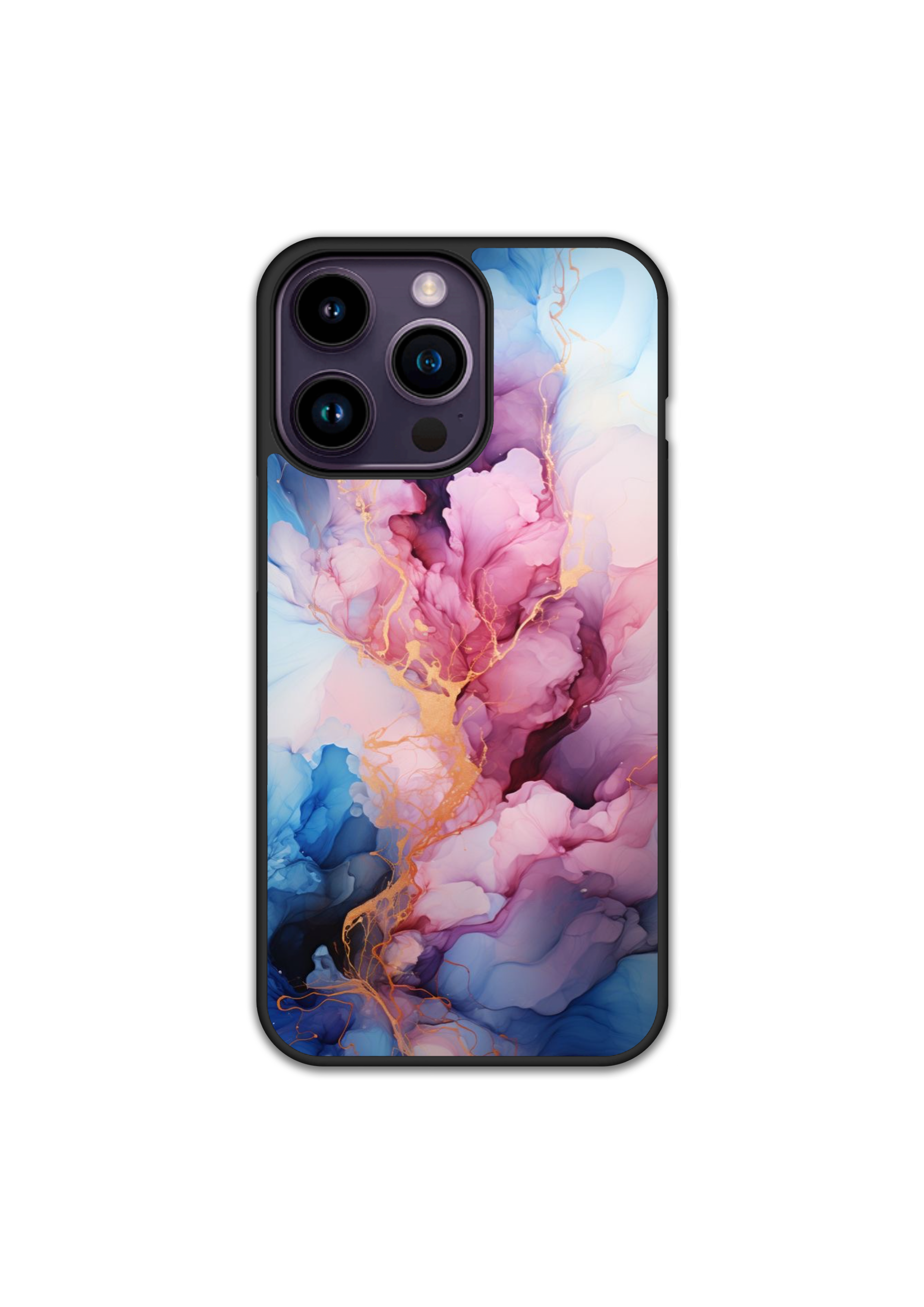 Силиконов Premium Marble Кейс - Flower World