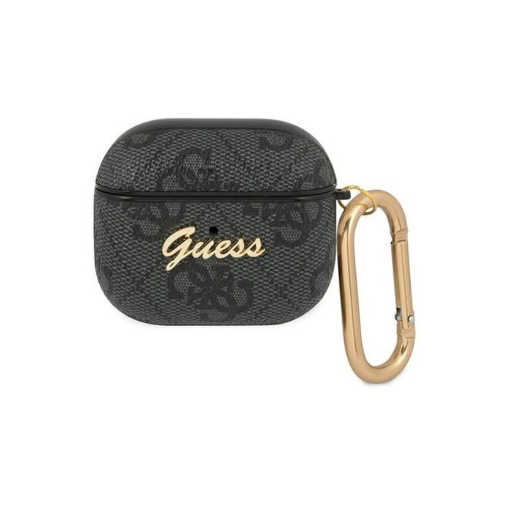 Оригинален калъф Guess за AirPods 3 - черен