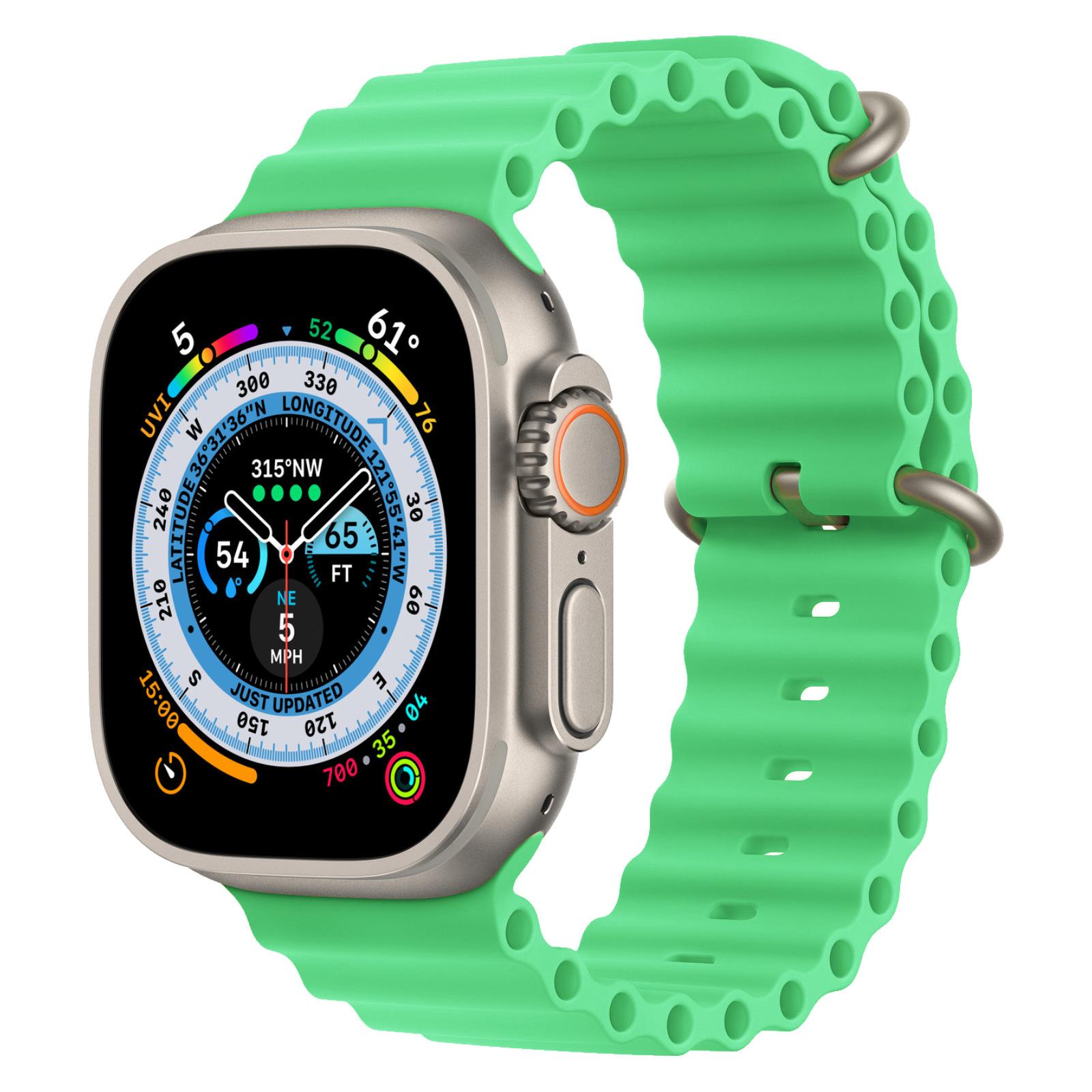 Каишка за смарт часовник Apple Watch - Silicone Ocean Watch Band