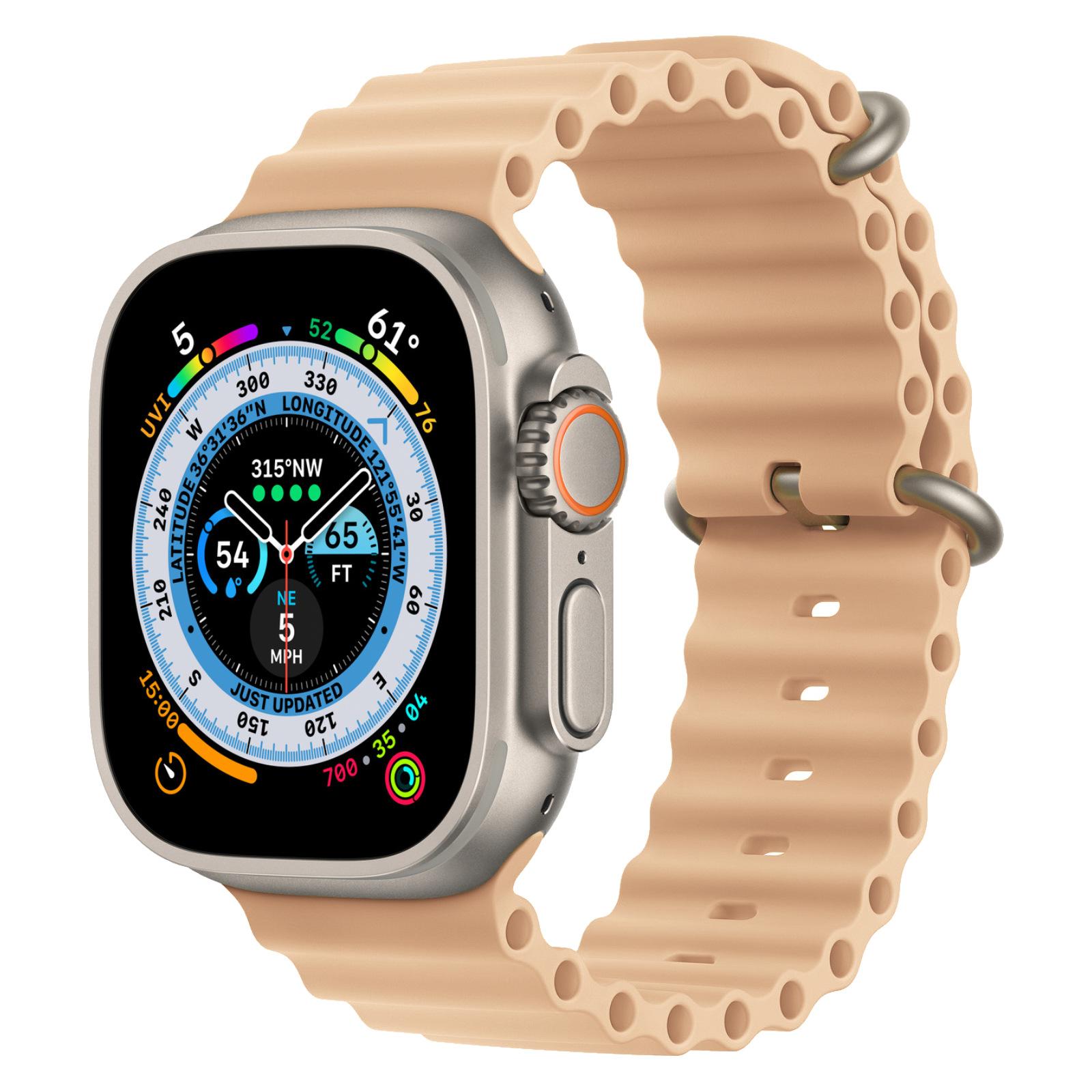 Каишка за смарт часовник Apple Watch - Silicone Ocean Watch Band