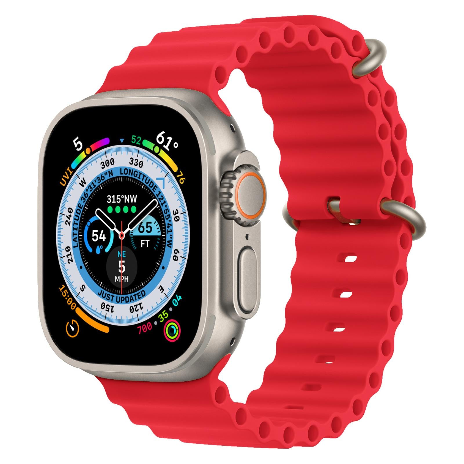 Каишка за смарт часовник Apple Watch - Silicone Ocean Watch Band