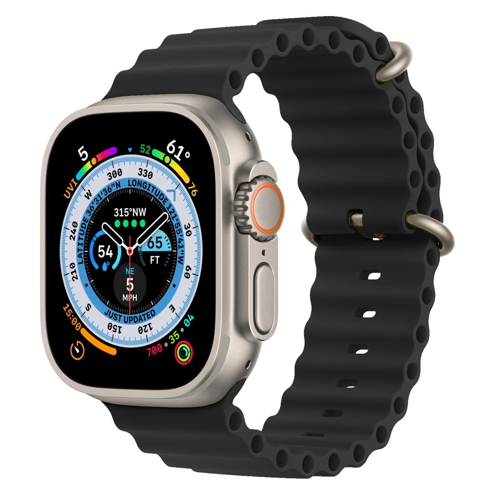 Каишка за смарт часовник Apple Watch - Silicone Ocean Watch Band