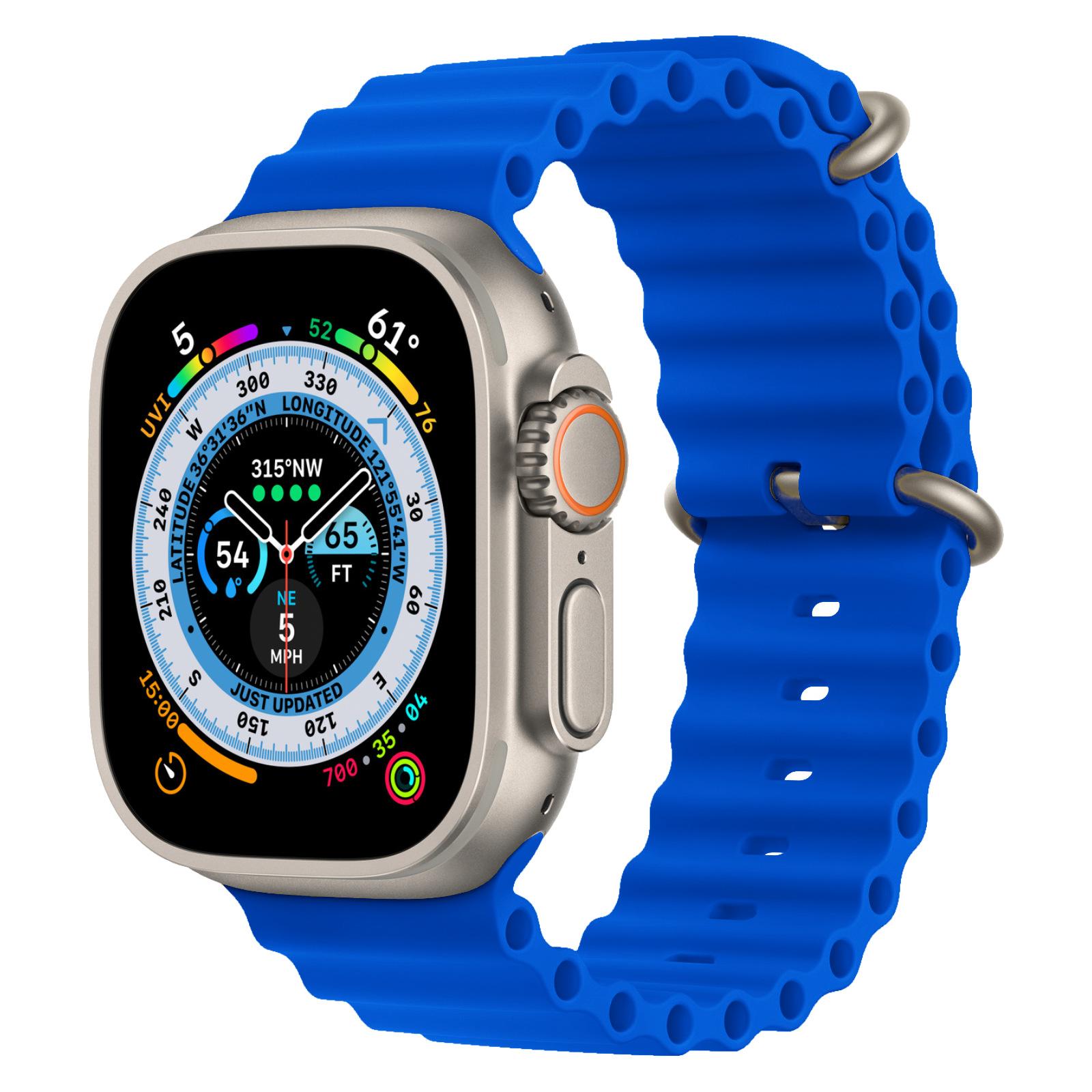 Каишка за смарт часовник Apple Watch - Silicone Ocean Watch Band
