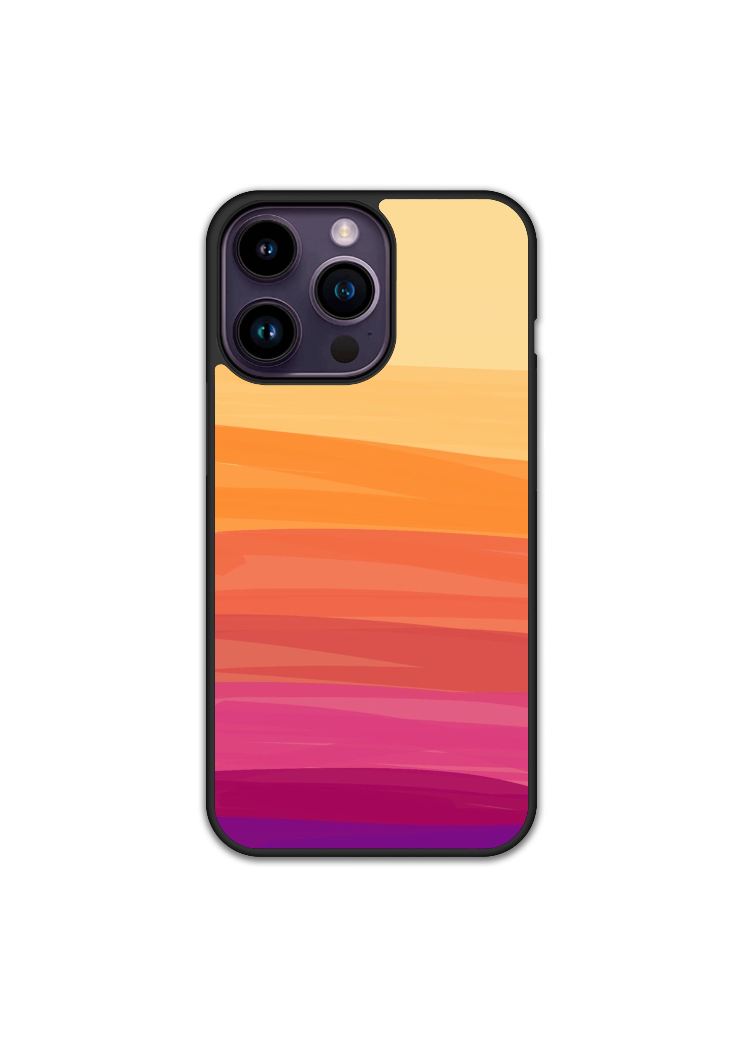 Силиконов Кейс - Pattern Sunset Ombre