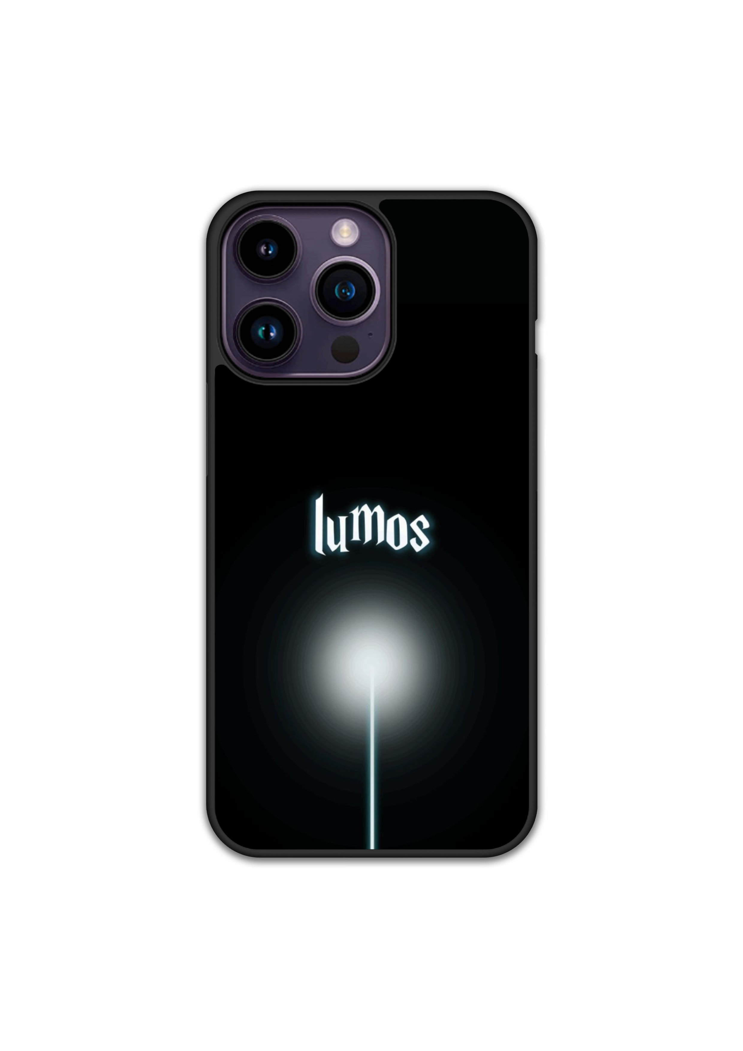 Силиконов Кейс - Harry Potter Lumos Black