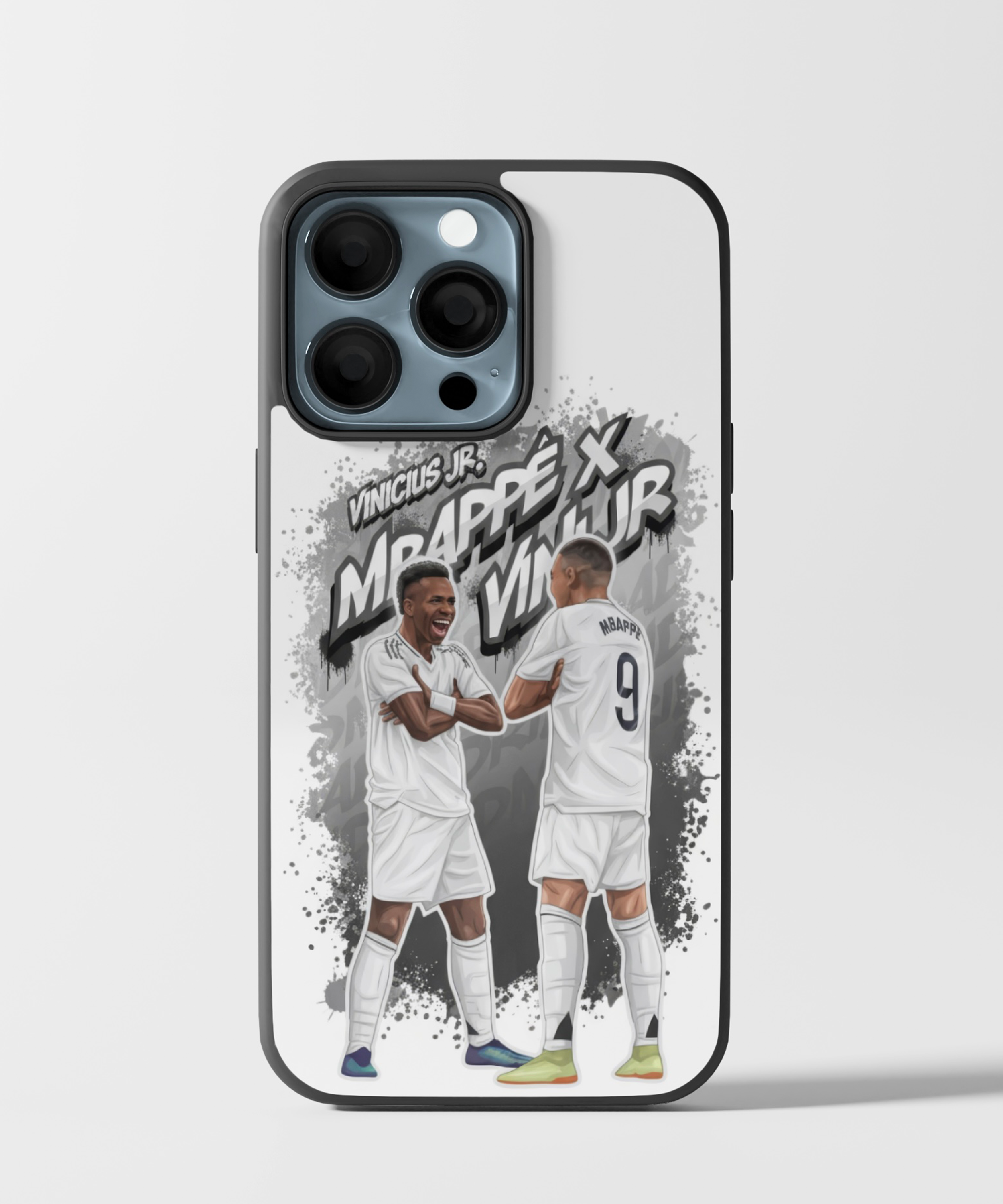 Силиконов Кейс - Mbappe x Vini JR - Graffiti