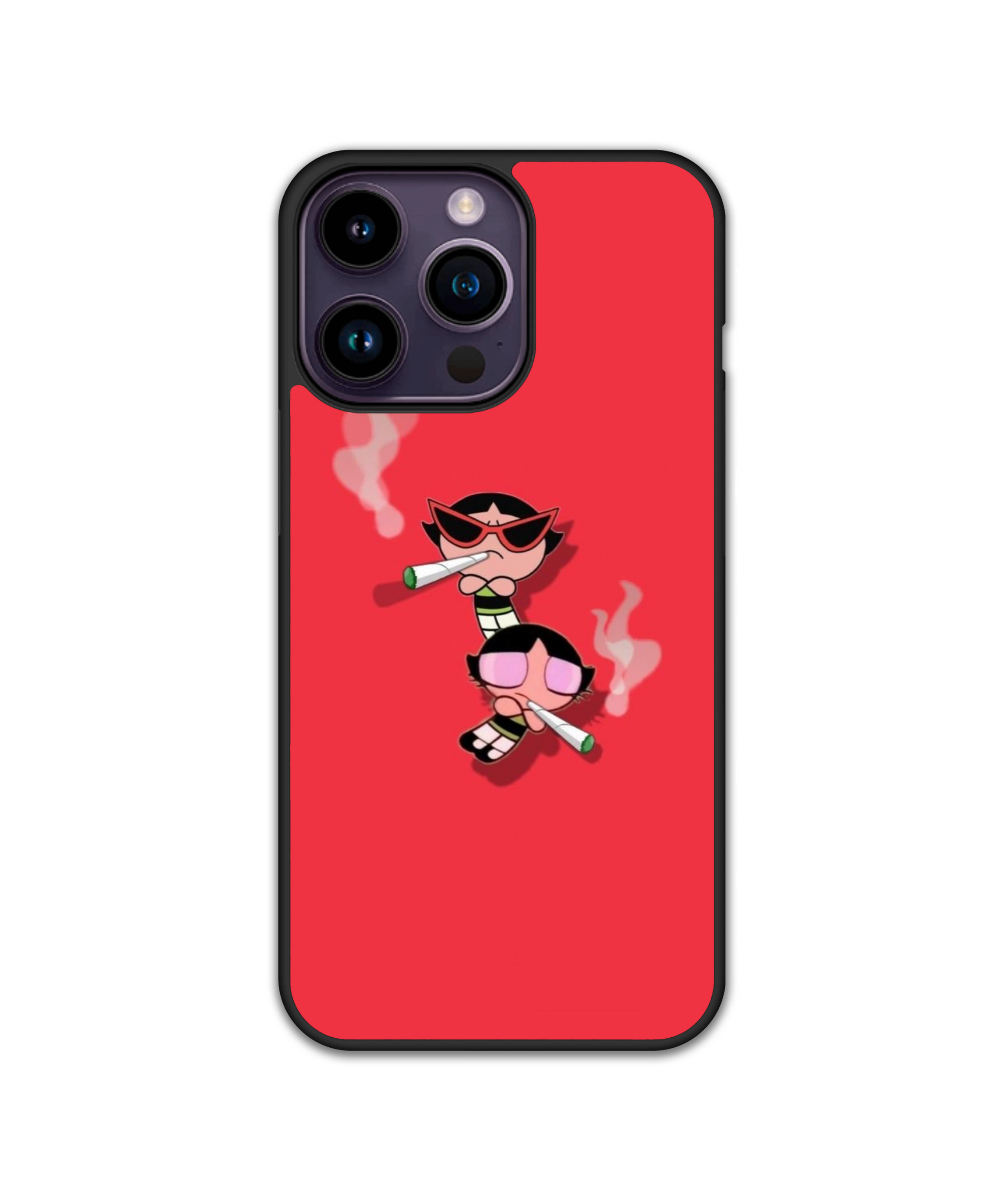 Силиконов Кейс - Smile Power Puff