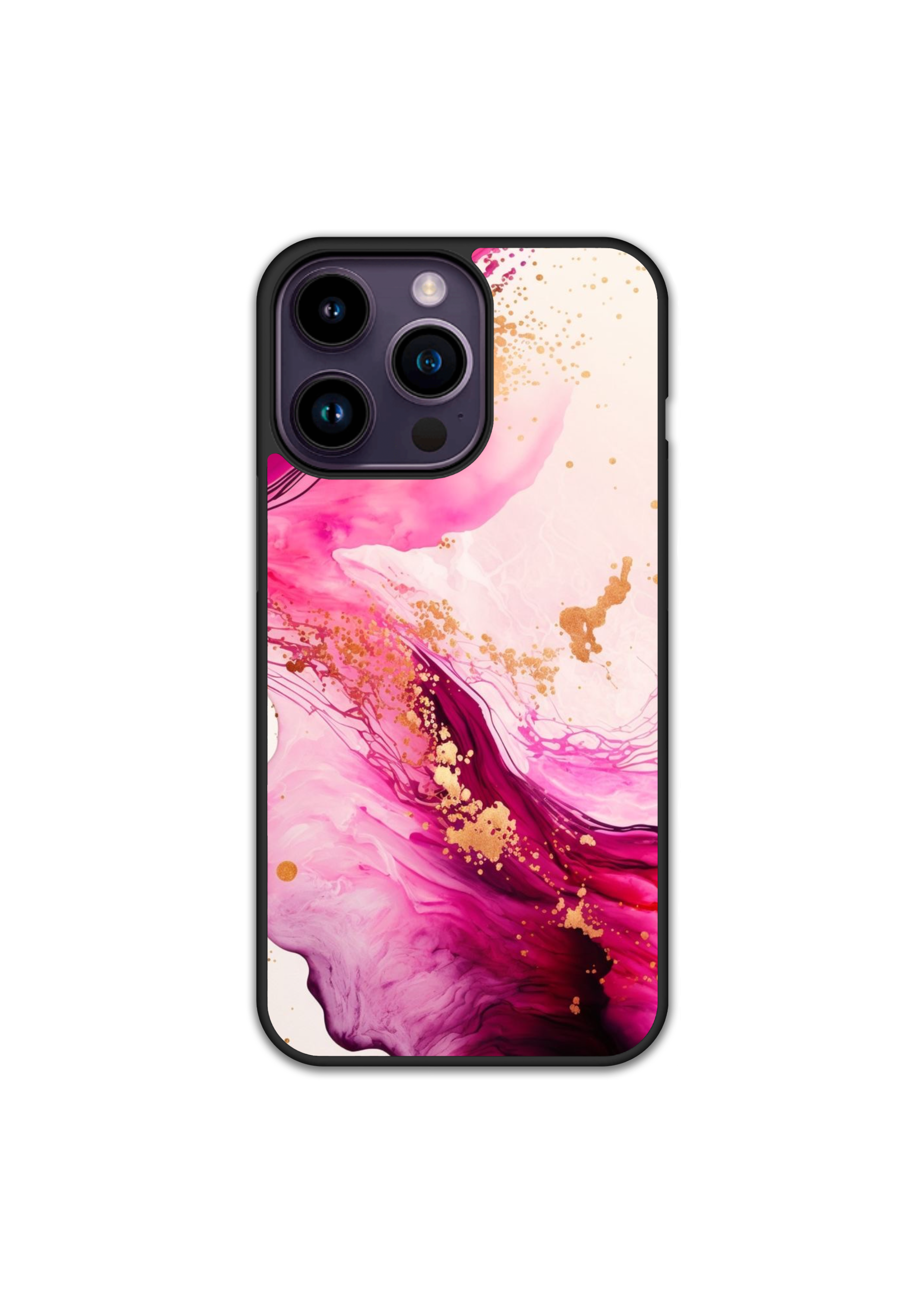 Силиконов Premium Marble Кейс - Pink Realm