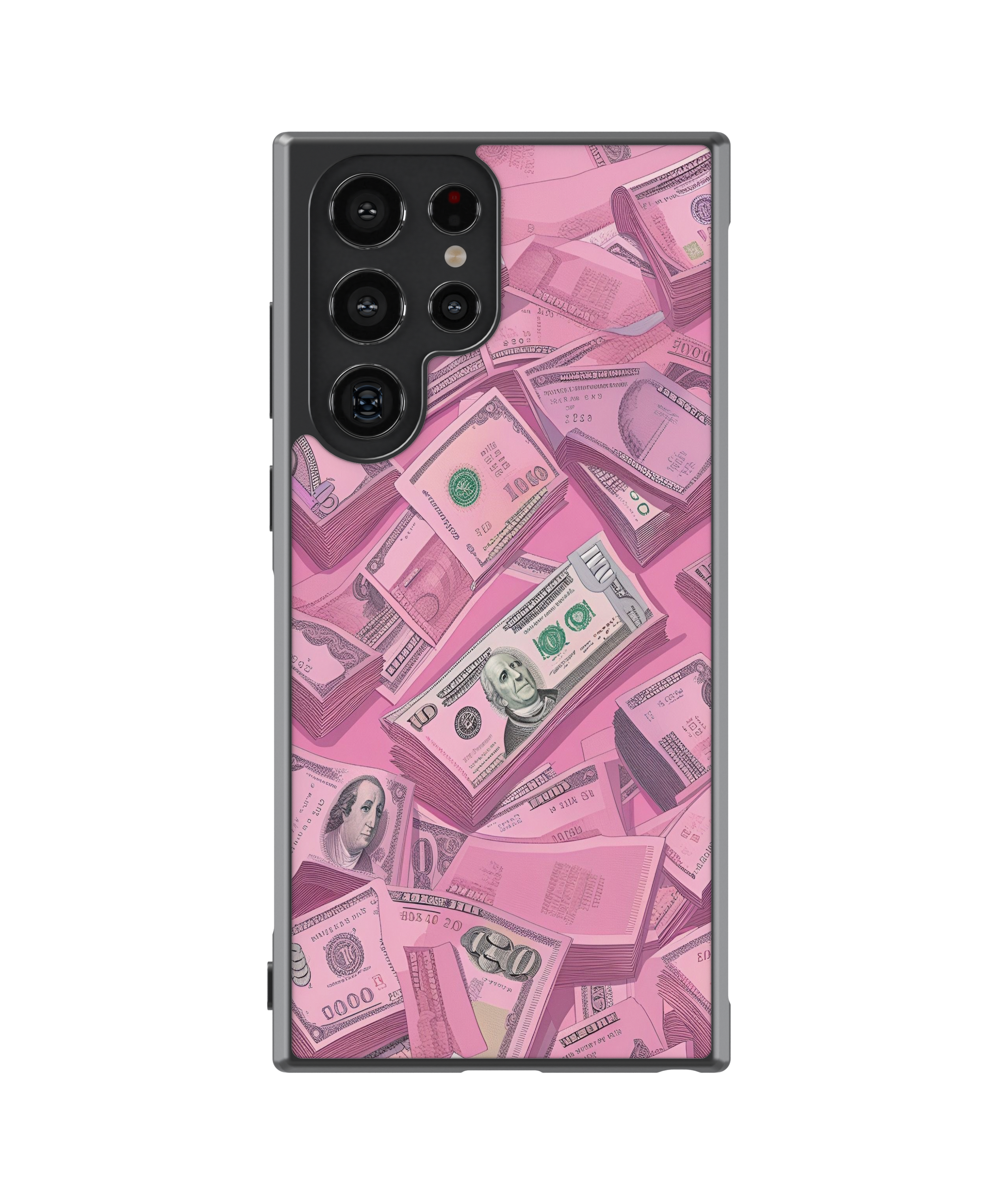 Силиконов Кейс - Smile Pink Money