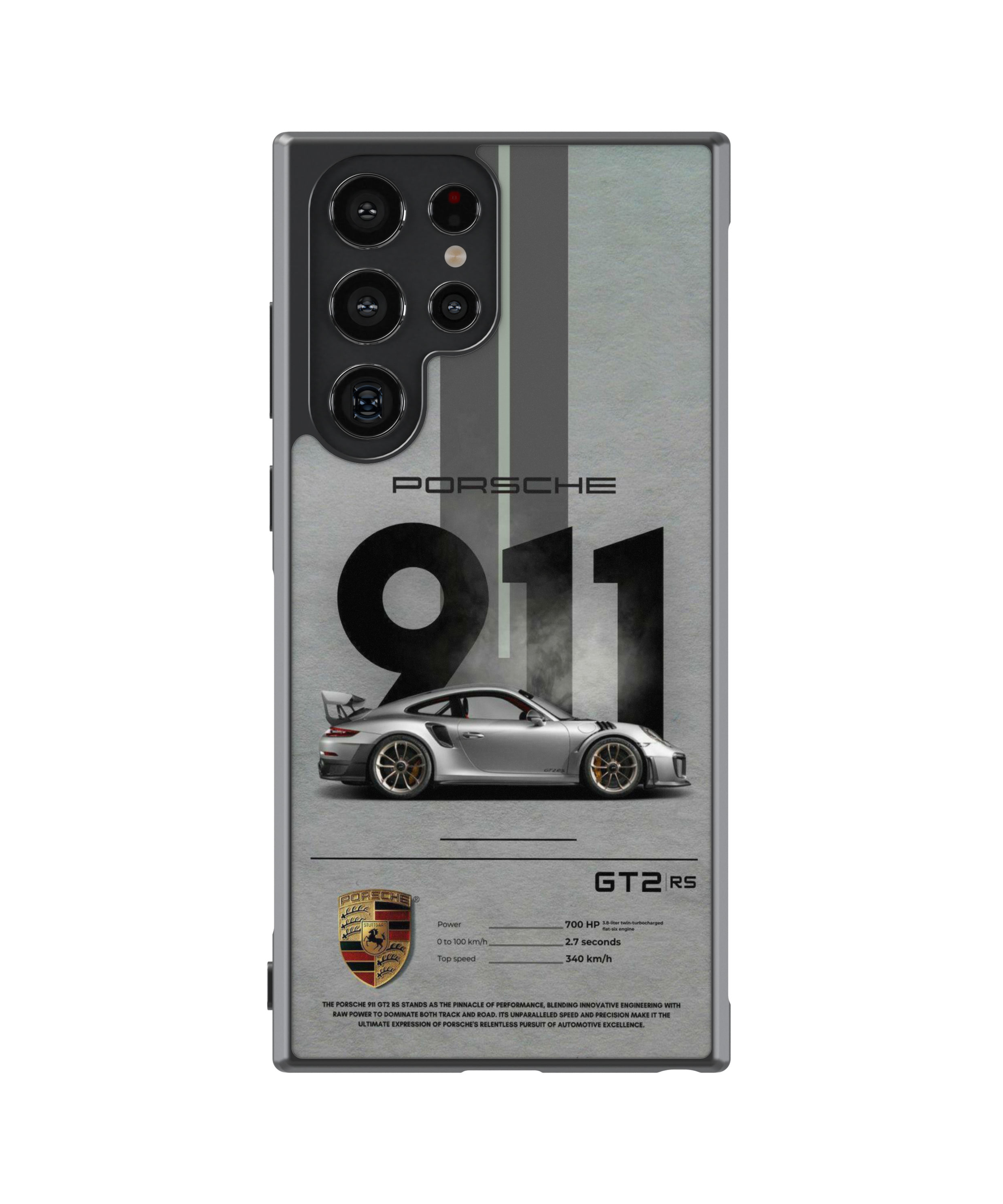 Силиконов Кейс - Perfection Porsche 911 GT2 RS