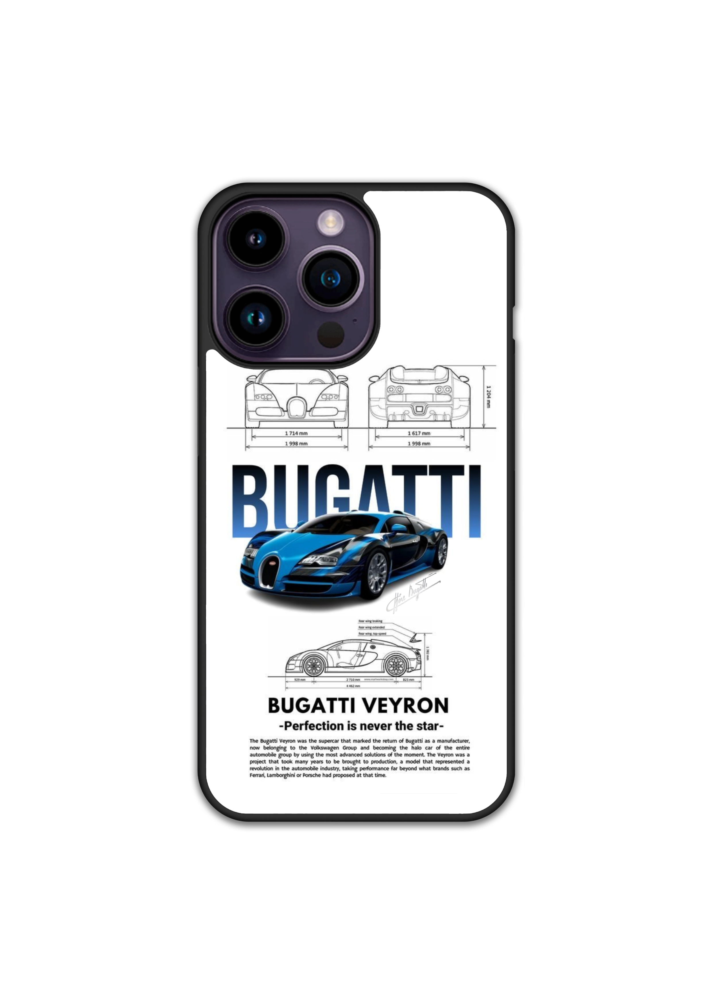 Силиконов Кейс - Perfection Bugatti Veyron