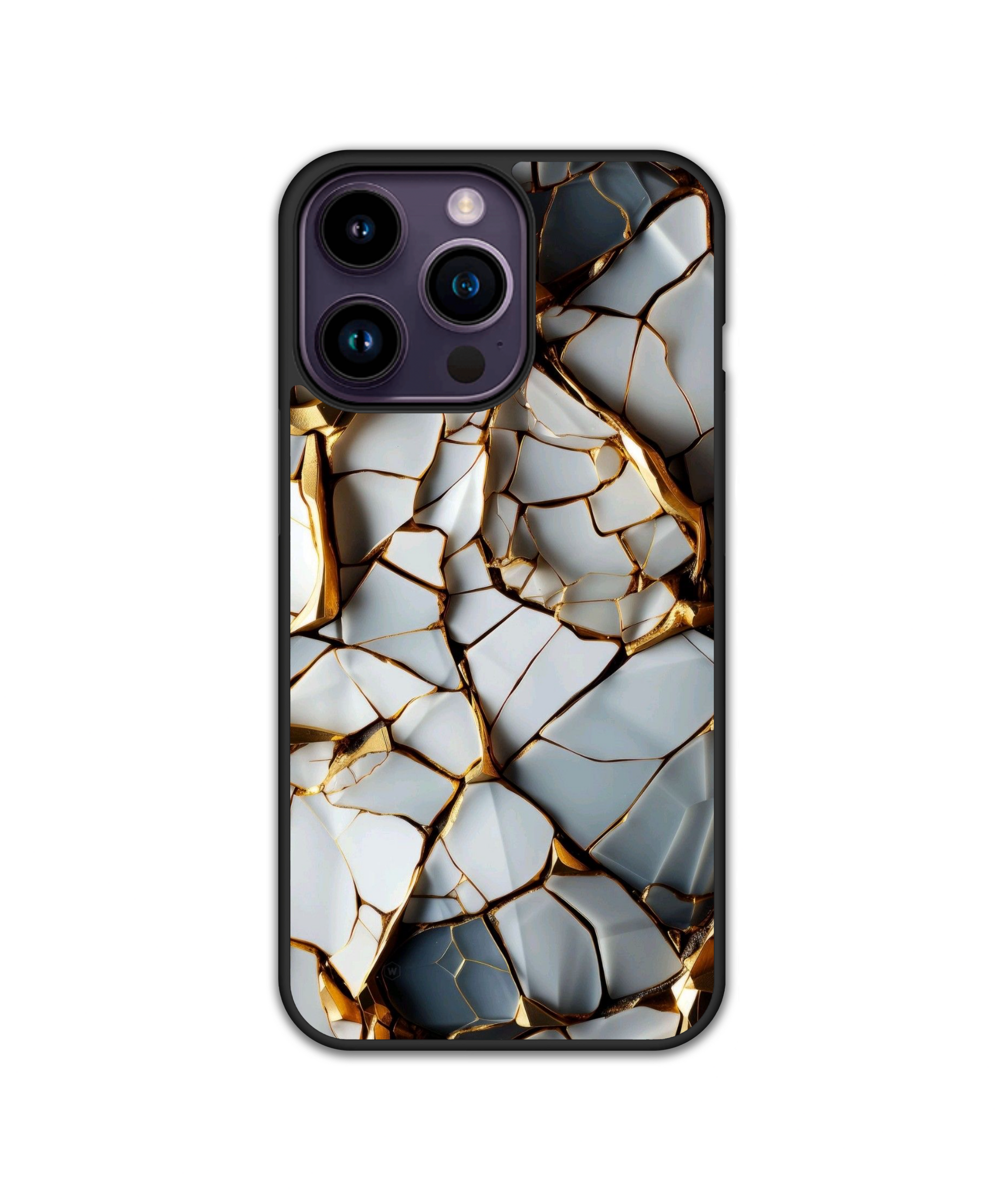 Силиконов Premium Marble Кейс - White Garden