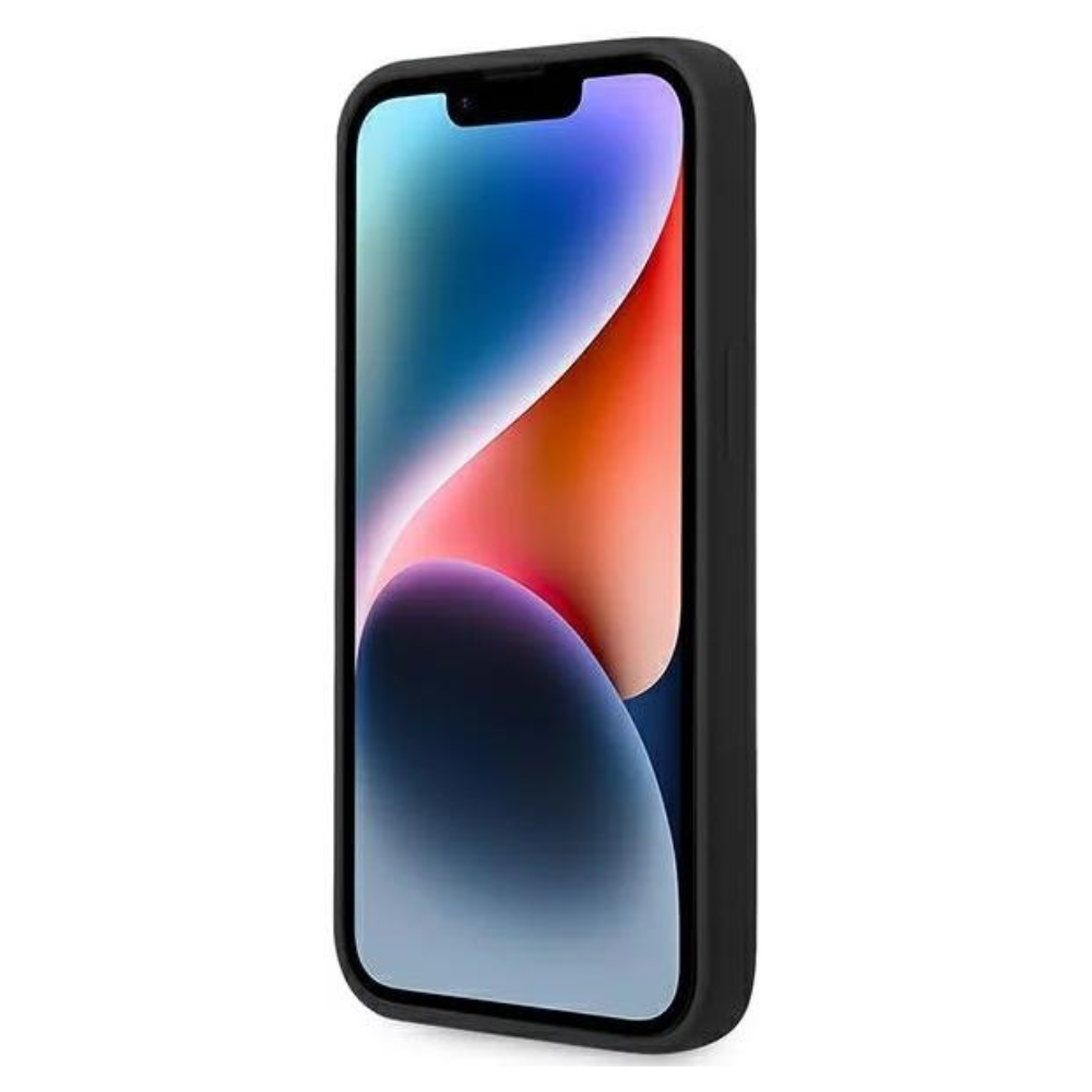 Оригинален кейс за iPhone 14 - Karl Lagerfeld Black Silicone Karls Head