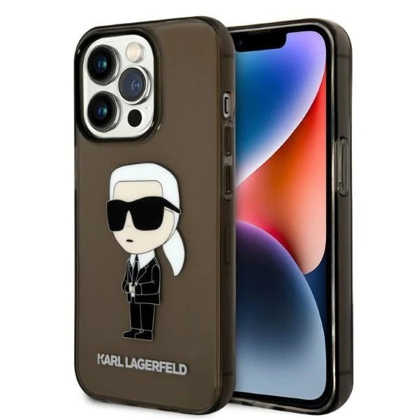Оригинален кейс за iPhone 14 Pro - Karl Lagerfeld Silicone Ikonik