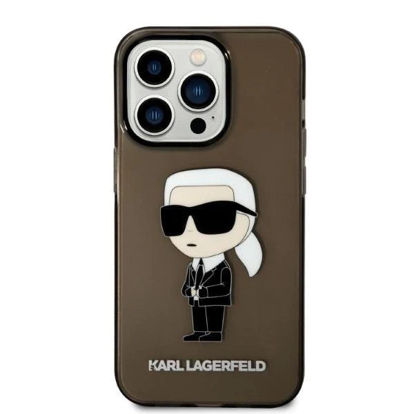 Оригинален кейс за iPhone 14 Pro - Karl Lagerfeld Silicone Ikonik