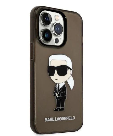 Оригинален кейс за iPhone 14 Pro - Karl Lagerfeld Silicone Ikonik