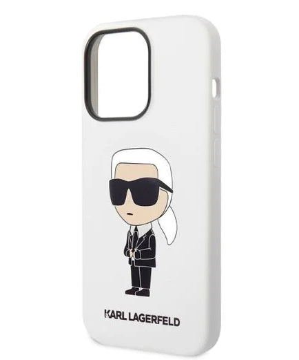 Оригинален кейс за iPhone 14 Pro - Karl Lagerfeld Silicone Ikonik