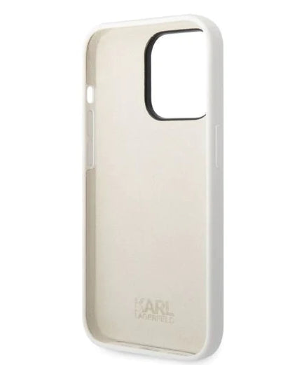 Оригинален кейс за iPhone 14 Pro - Karl Lagerfeld Silicone Ikonik