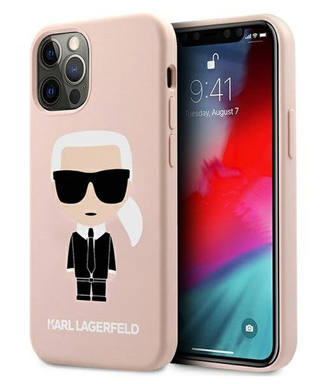 Оригинален кейс за iPhone 12 Pro Max - Karl Lagerfeld Silicone Ikonik