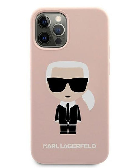 Оригинален кейс за iPhone 12 Pro Max - Karl Lagerfeld Silicone Ikonik