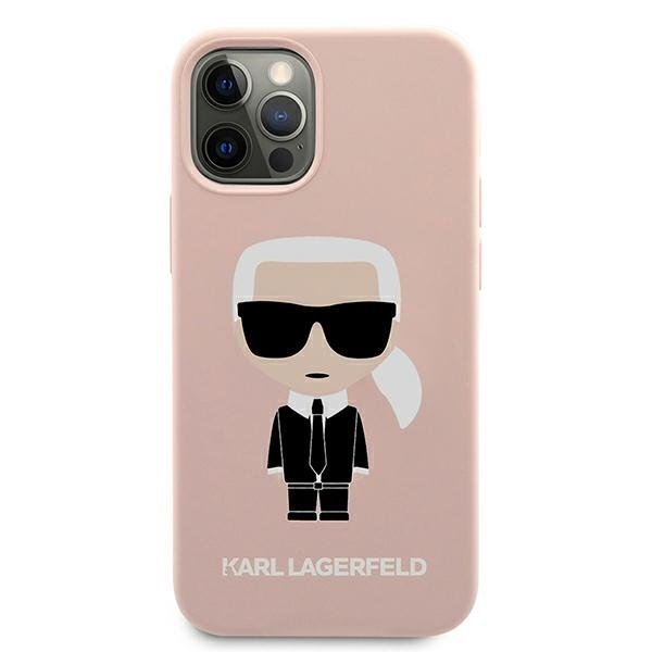 Оригинален кейс за iPhone 12 Pro Max - Karl Lagerfeld Silicone Ikonik