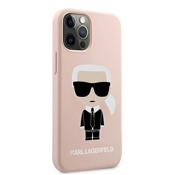Оригинален кейс за iPhone 12 Pro Max - Karl Lagerfeld Silicone Ikonik