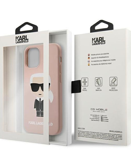 Оригинален кейс за iPhone 12 Pro Max - Karl Lagerfeld Silicone Ikonik