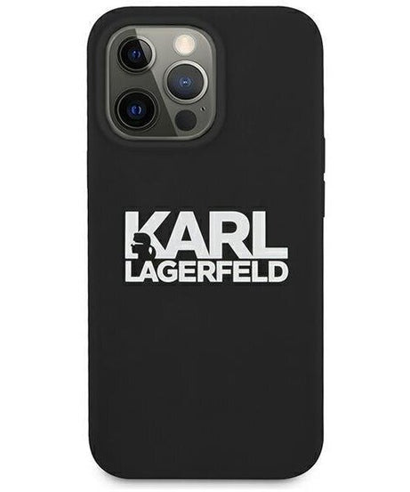 Оригинален кейс за iPhone 13 Pro - Karl Lagerfeld Silicone Stack Logo