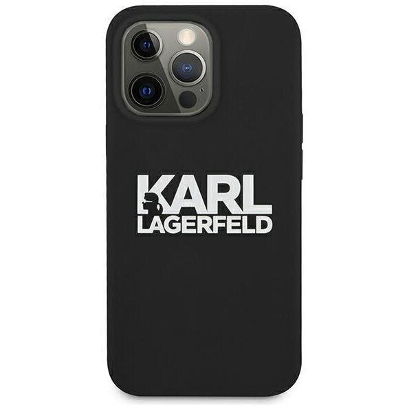 Оригинален кейс за iPhone 13 Pro - Karl Lagerfeld Silicone Stack Logo