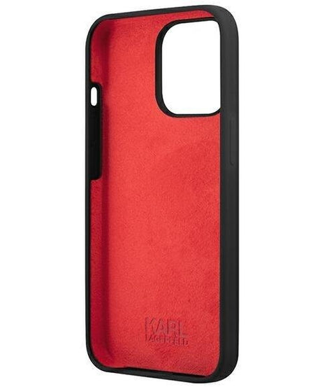 Оригинален кейс за iPhone 13 Pro - Karl Lagerfeld Silicone Stack Logo