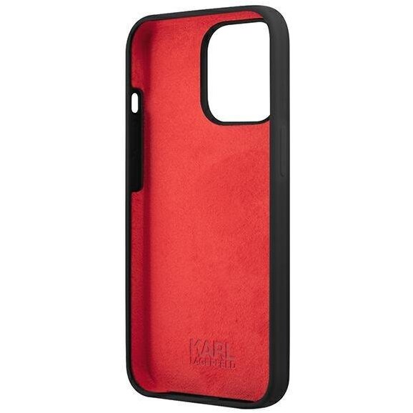 Оригинален кейс за iPhone 13 Pro - Karl Lagerfeld Silicone Stack Logo