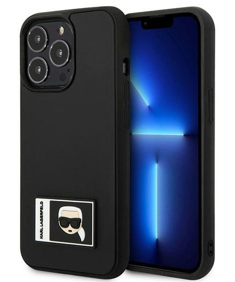 Оригинален кейс за iPhone 13 Pro - Karl Lagerfeld Ikonik Patch