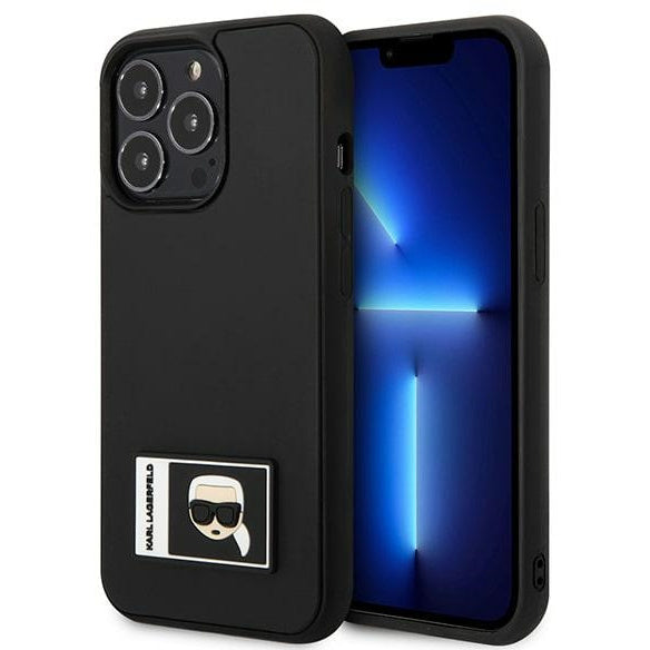 Оригинален кейс за iPhone 13 Pro - Karl Lagerfeld Ikonik Patch