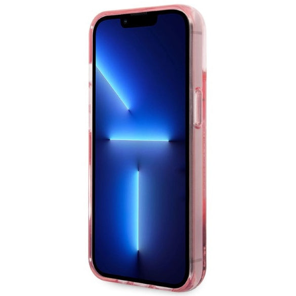 Оригинален кейс за iPhone 14 - Karl Lagerfeld Liquid Glitter Karl's Head