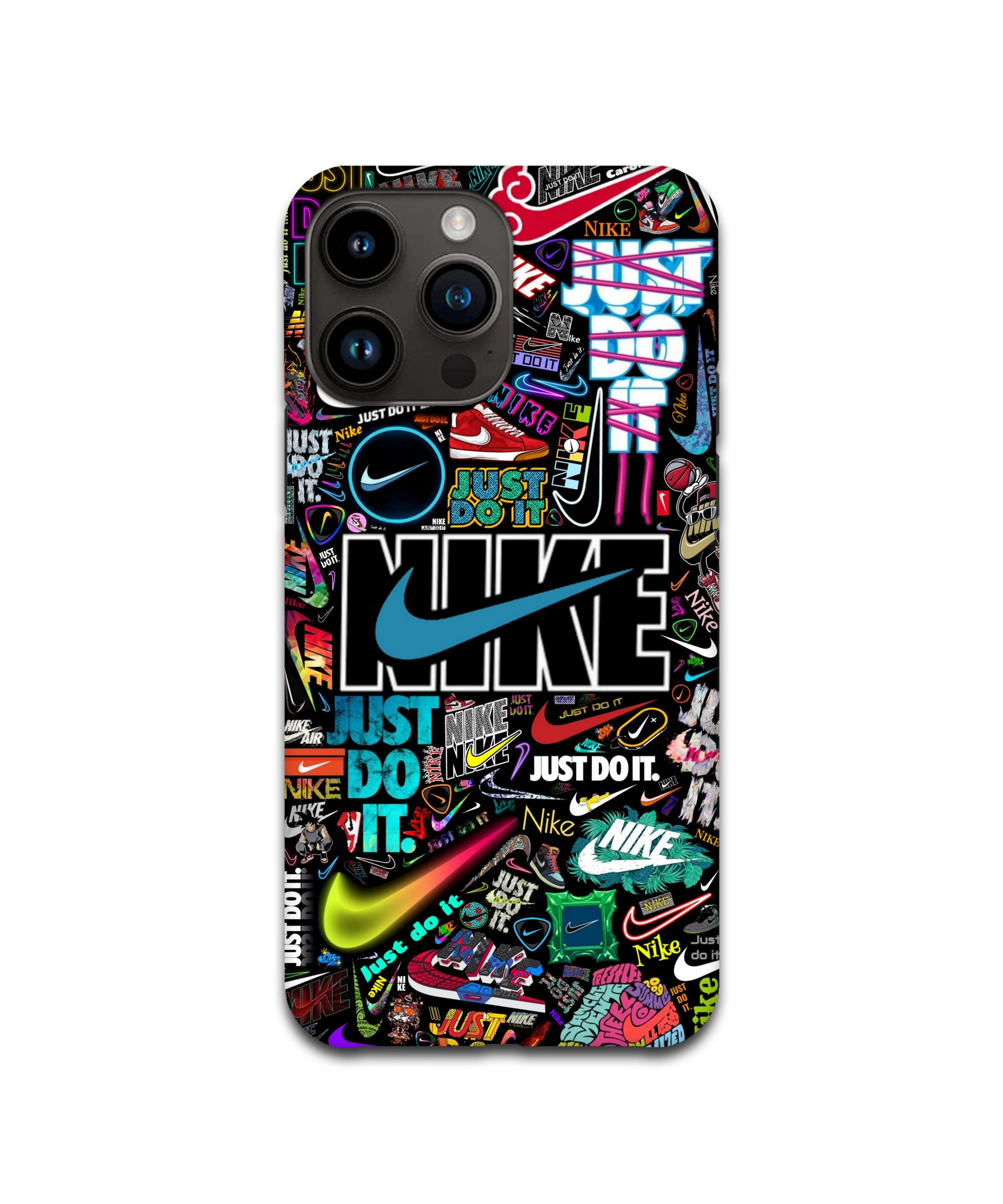 Силиконов Кейс за iPhone - Nike Sticker Bomb