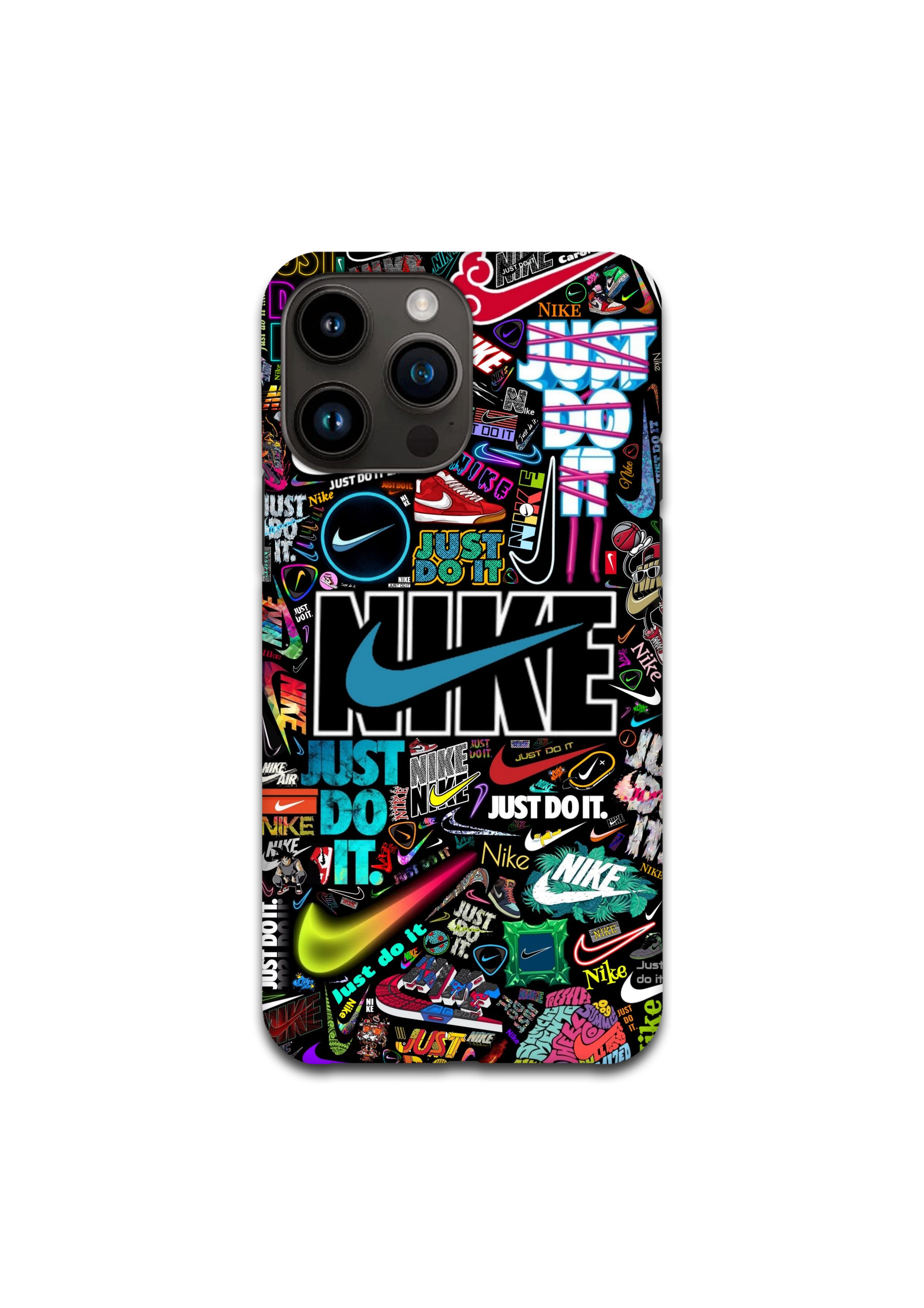 Силиконов Кейс за iPhone - Nike Sticker Bomb