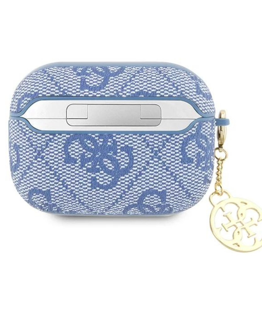 Оригинален калъф за Apple AirPods Pro 2 - Guess 4G Blue Charm Collection