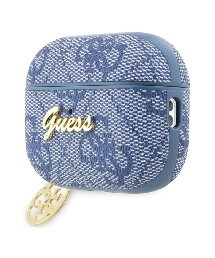 Оригинален калъф за Apple AirPods Pro 2 - Guess 4G Blue Charm Collection