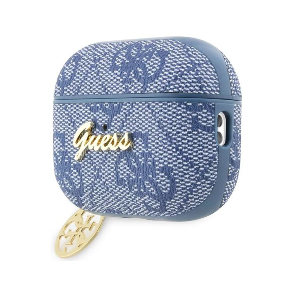 Оригинален калъф за Apple AirPods Pro 2 - Guess 4G Blue Charm Collection