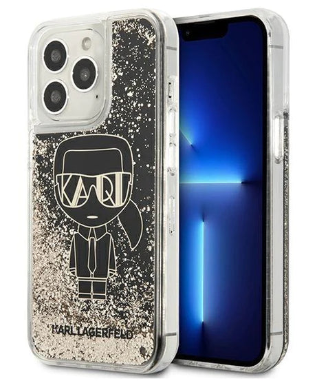 Оригинален кейс за iPhone 13 Pro - Karl Lagerfeld Liquid Glitter Gatsby
