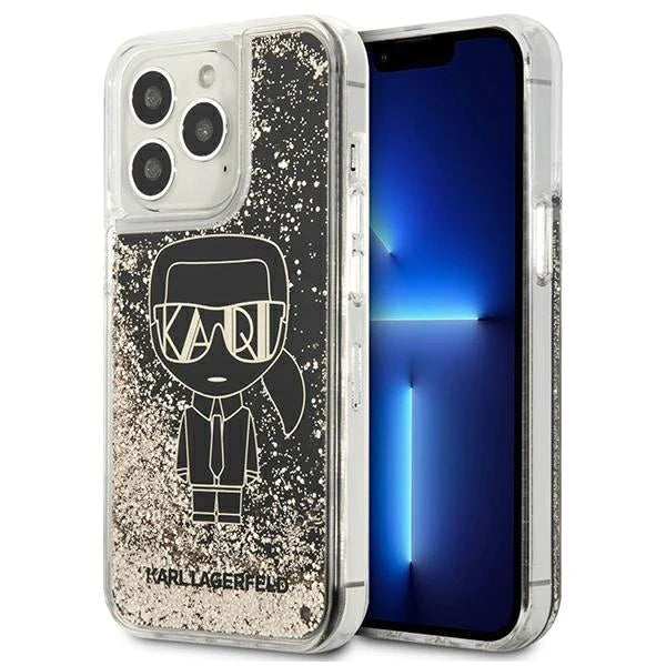 Оригинален кейс за iPhone 13 Pro - Karl Lagerfeld Liquid Glitter Gatsby