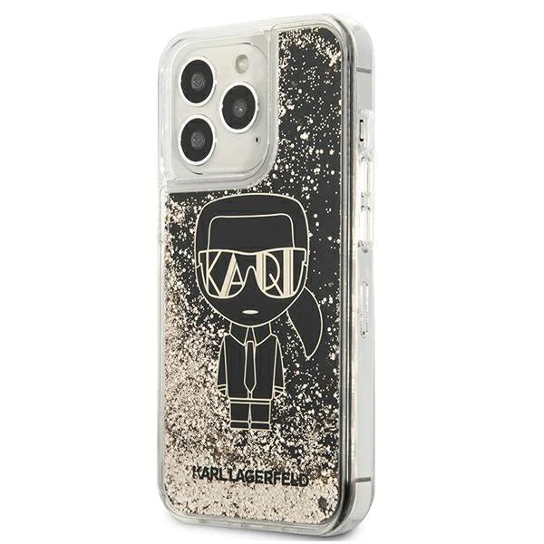 Оригинален кейс за iPhone 13 Pro - Karl Lagerfeld Liquid Glitter Gatsby