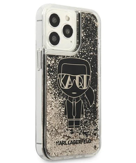Оригинален кейс за iPhone 13 Pro - Karl Lagerfeld Liquid Glitter Gatsby
