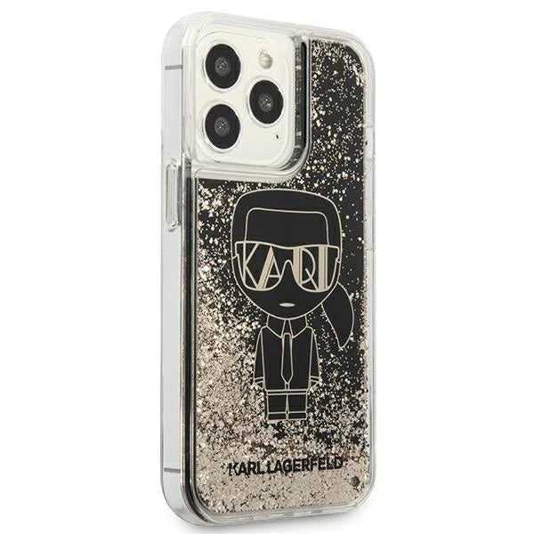 Оригинален кейс за iPhone 13 Pro - Karl Lagerfeld Liquid Glitter Gatsby
