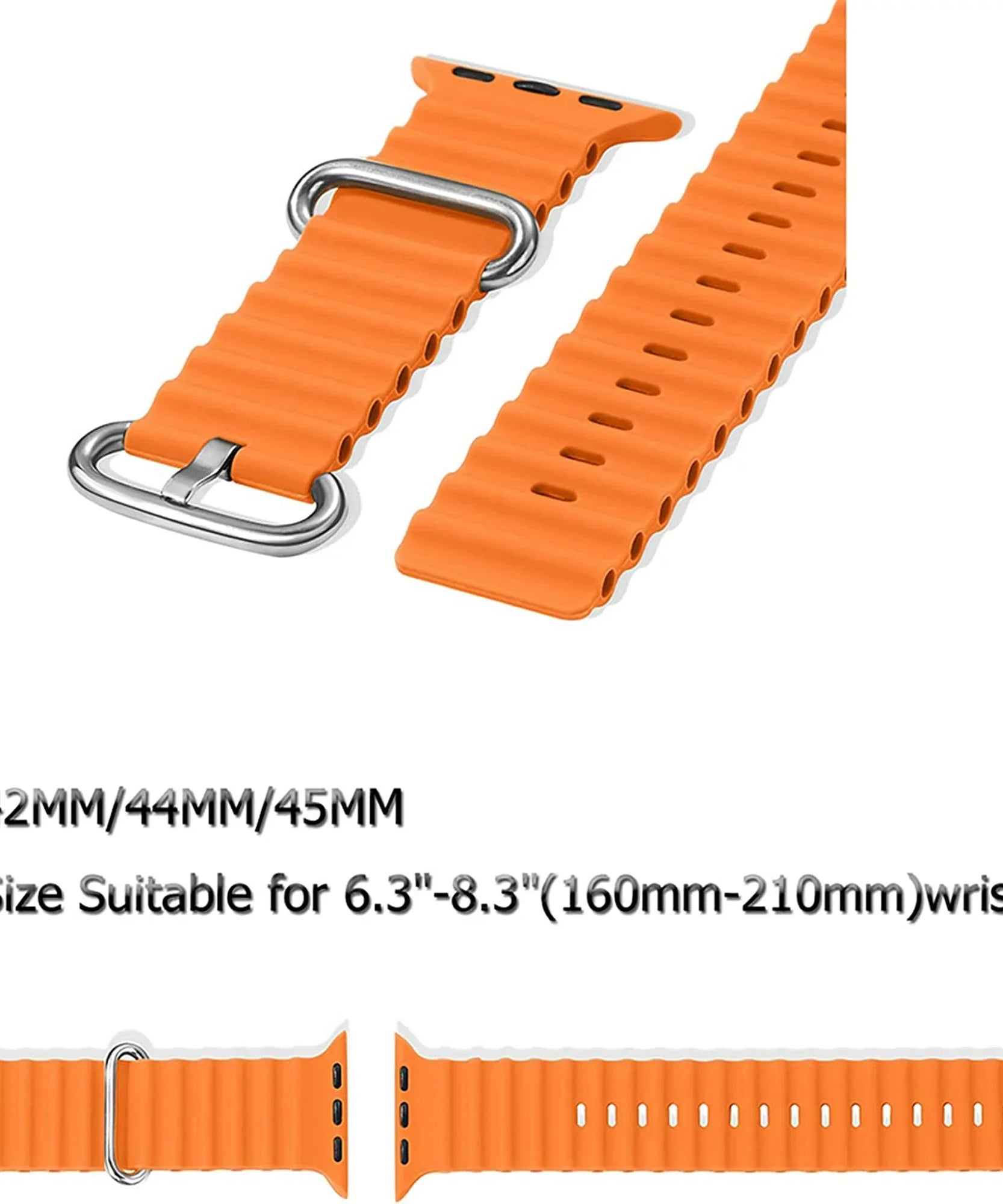 Каишка за смарт часовник Apple Watch - Silicone Ocean Watch Band