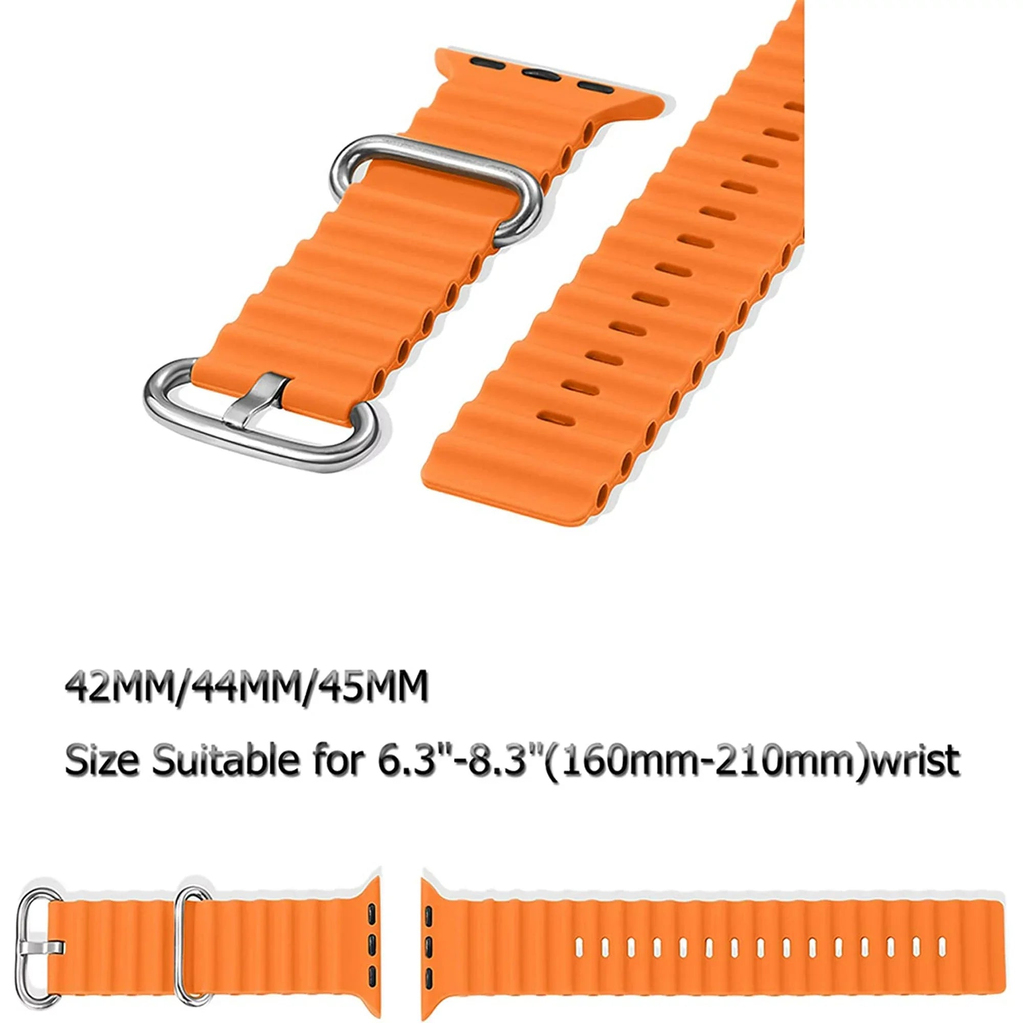 Каишка за смарт часовник Apple Watch - Silicone Ocean Watch Band