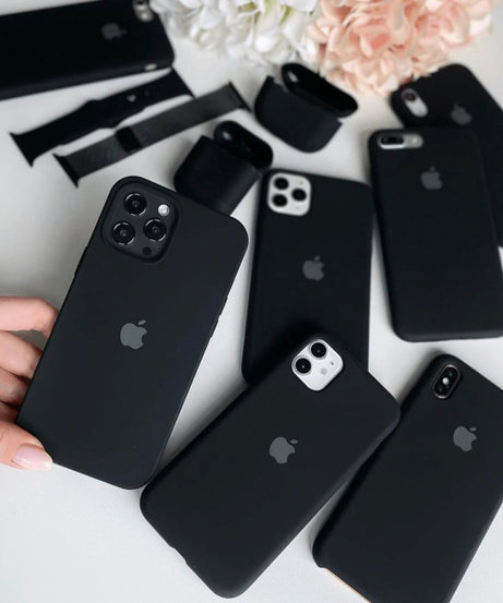 Official Apple Silicone Case - Черен